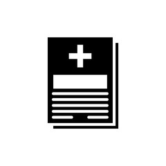 Obraz premium Prescription Vector Glyph Icon