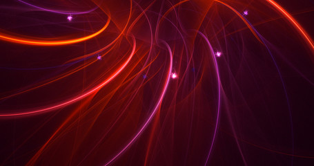 Fractal 3D rendering abstract light background