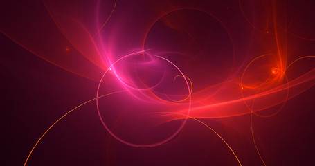 Fractal 3D rendering abstract light background