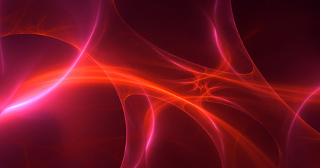 Fractal 3D rendering abstract light background