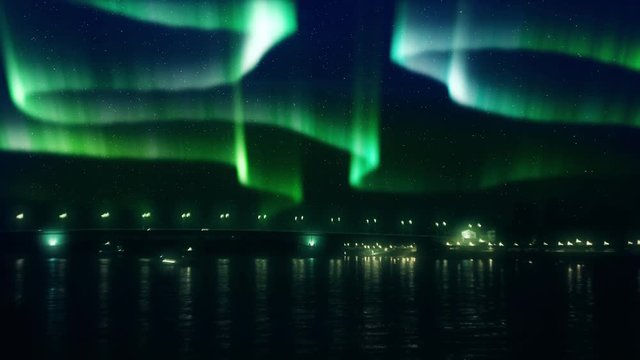 Northern Light Aurora 3D Animation