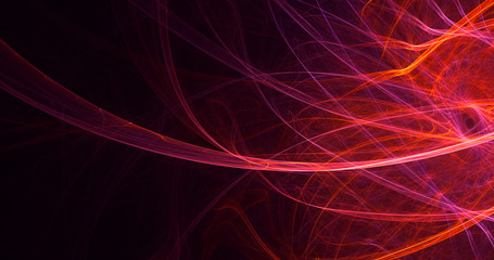 Obraz premium Fractal 3D rendering abstract light background