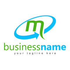 Initial Letter M Logo