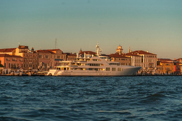 yacht on venice
