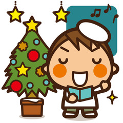 がっこうKids クリスマス男子 聖歌隊