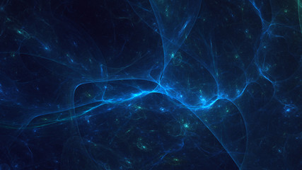 Fractal 3D rendering abstract light background