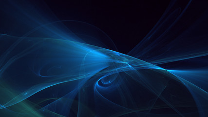 Fractal 3D rendering abstract light background