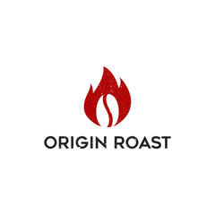 Original Roast logo template, coffee shop logo inspirations