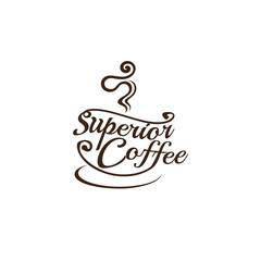 Superior Coffee logo designs, Coffee shop logo template