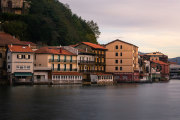 Fototapeta na wymiar Fishermen town of Pasaia at the Basque Country.