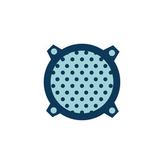 speaker music detailed style icon