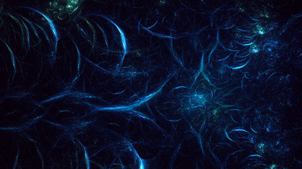 Fractal 3D rendering abstract light background