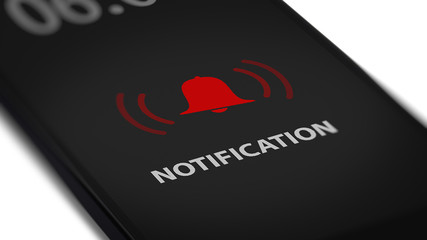 App Notification on Smart Phone Screen