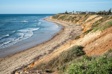 Fototapeta na wymiar A sunny day at seaford beach located south of Adelaide South Australia on 26th November 2019