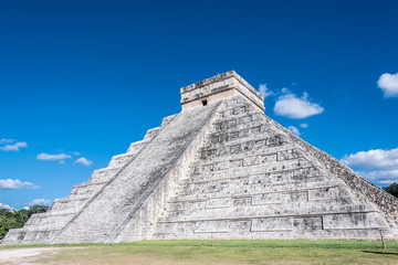 Kukulkan temple or "The Castle" in Chichen Itza, Mexico