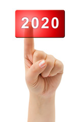 Hand and button 2020