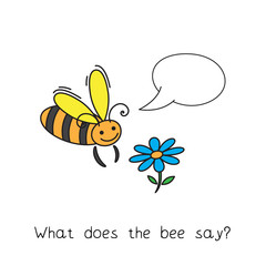 Cartoon Bee Kids Learning Game