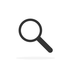 Vector Magnifier icon.
