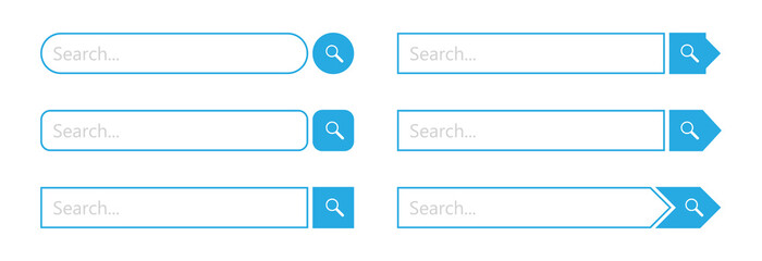 Search bar - vector element web design.