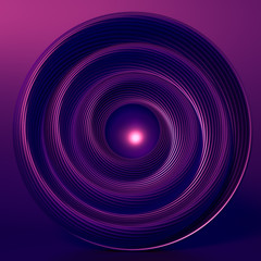 Geometric background. 3d illustration, 3d rendering.