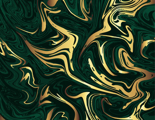 Fototapeta premium Marble gold vector background