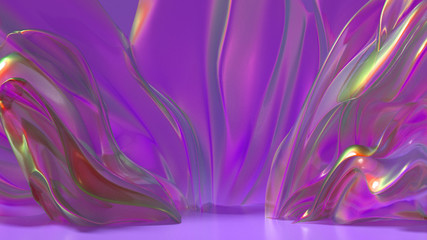 Beautiful, light, elegant background. 3d illustration, 3d rendering.