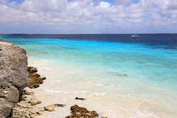 Beautiful coast of Bonaire island
