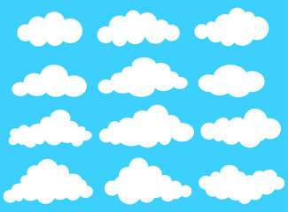  Cloud icon for advertising and banner. Vector