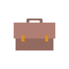 teacher suitcase flat style icon