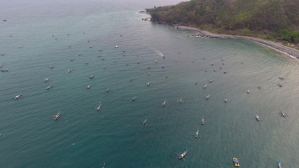 sailors looking for fish in the Indonesian sea