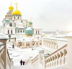 Obraz premium Kloster Neu-Jerusalem (Wiederauferstehungs-Kloster), Russland