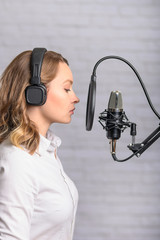 An employee of a radio station, works on the radio, or on the sound recording of film dubbing....