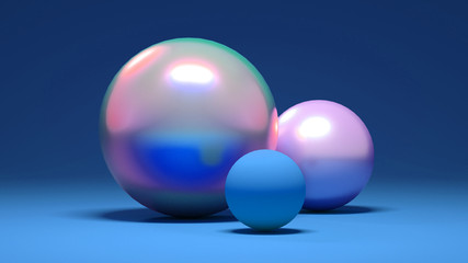 Elegant minimalism geometry background. 3d illustration, 3d rendering.