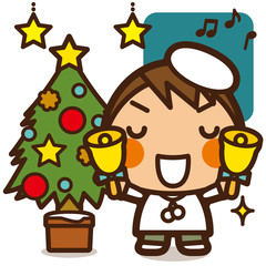 がっこうKids クリスマス男子 ハンドベル
