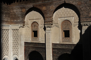 The Al-Attarine Madrasa is a madrasa in Fes, Morocco, near the Al-Qarawiyyin. It was built by the...