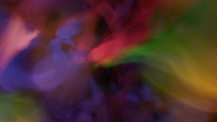 High Resolution Star Nebula Generated in a 3D Simulator
