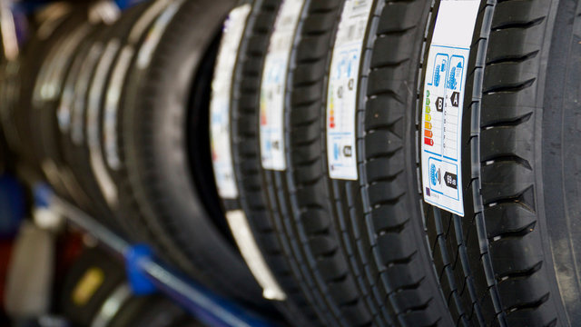 New generation car tires with deep tread for winter