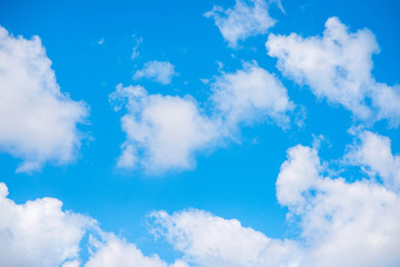 Obraz na płótnie Canvas Blue sky and clouds for background.
