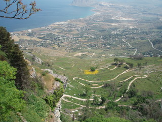 Vue panoramique Sicile