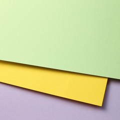 Green and yellow and purple paper background
