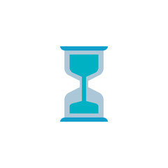 hourglass time flat style icon