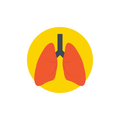 Lungs Vector Icon