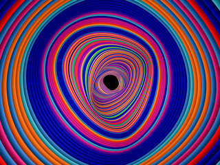 Abstract Striped Design