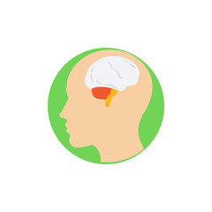 Human Brain Vector Icon