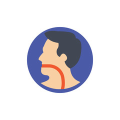 Esophagus Vector Icon