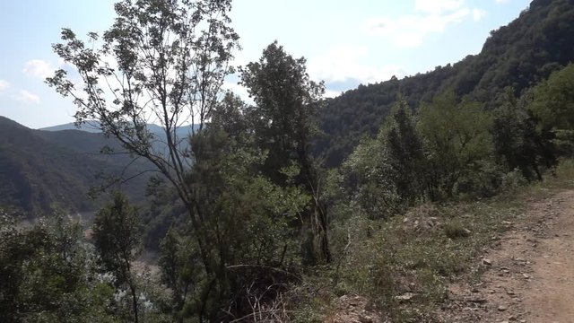 On the natural road of Ter in Girona