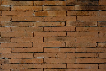 old red brick wall background