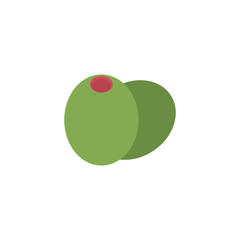 vegetable olives flat style icon
