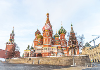 St. Basil's Cathedral in Moscow, Moscow city, Russia