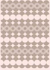 geometric pattern with circles and triangles, vector illustration